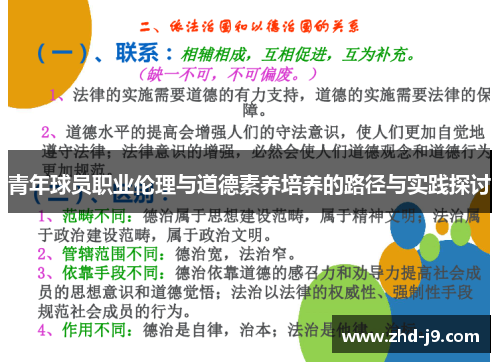 青年球员职业伦理与道德素养培养的路径与实践探讨